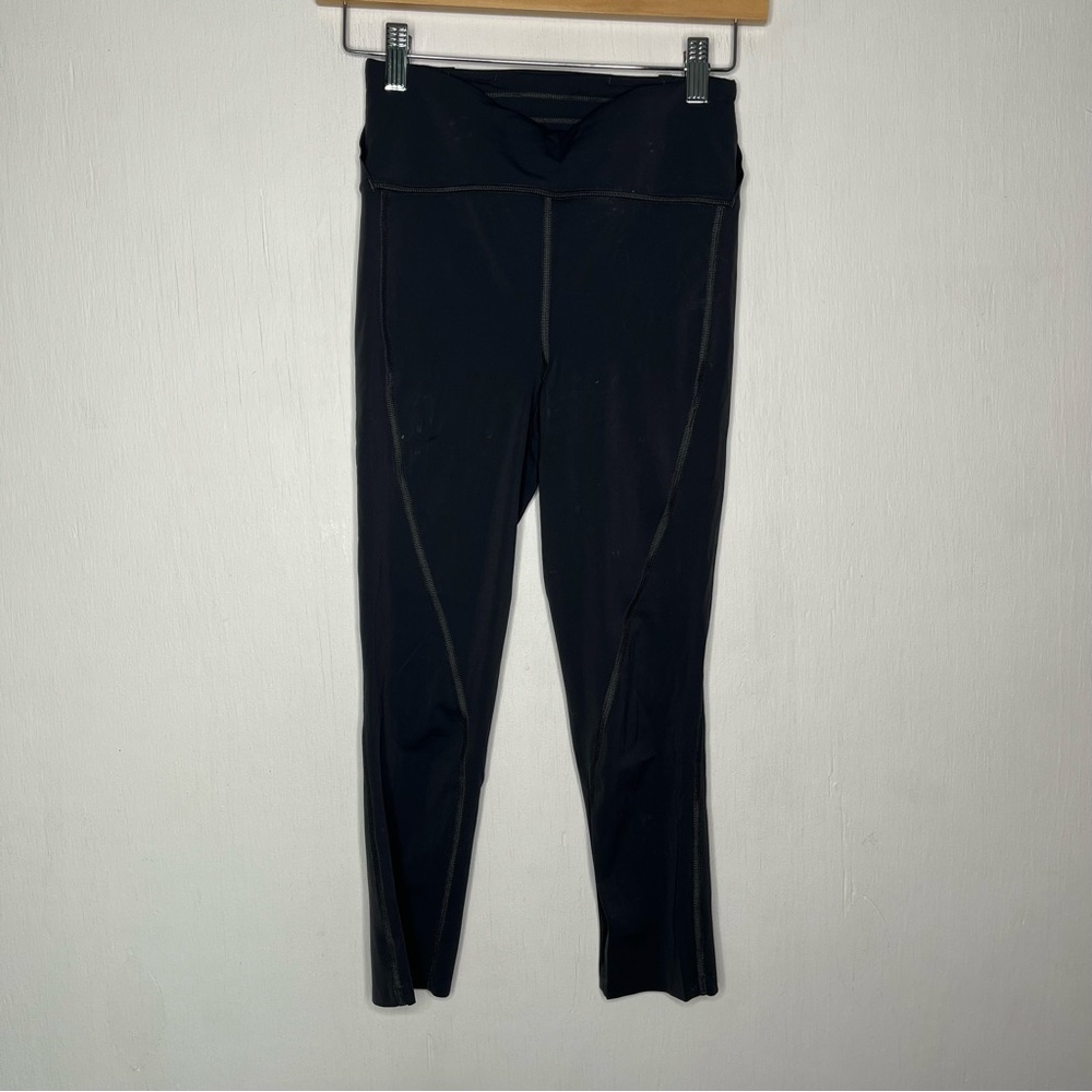 Lululemon Free to Speed High-Rise Crop 21" Graphite Grey Size 4